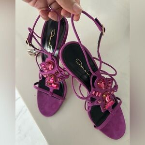 Oscar de la Renta Jeweles Sandals